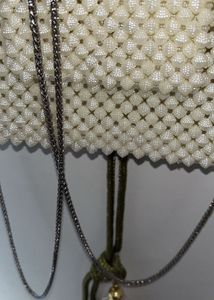 Beaded Evening Clutch with Chain