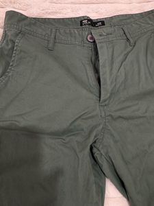 Men's Green Chino Shorts