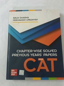 Chapter-Wise Solved Previous Years' Papers for CAT