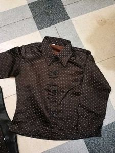 Brown Three Piece Shoot Br Boy 1 To 2 Years