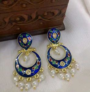combo pack of 2 Purple Jhumka Blue Jhumkhas