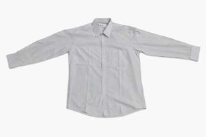 Men's Striped Long Sleeve Dress Shirt