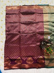 New South Indian Saree with blouse piece