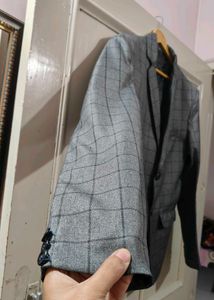 Checkered Blazer