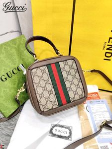 GUCCI OPHIDIA MINI TOP HANDLE BAG IN GG SUPREME CA