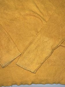 Cozy Mustard Knit Sweater