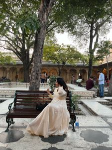 Elegant Cream Maxi Dress