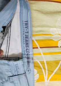 Light Blue Cargo Jeans