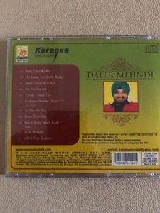 Daler Mehndi Karaoke Sing Along CD