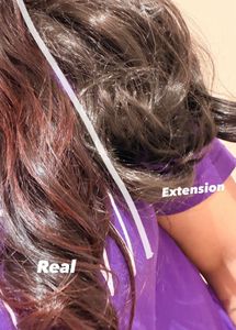 Hair extensions with attached claw