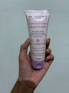 Dr. Sakhiya's Acne & Pimple Night Cream