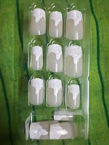 Reusable|Washable Korean Nails - Set Of 12