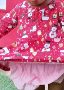 Xmas Dress For 0-2 Years