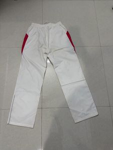 Red &amp; White Track Pants