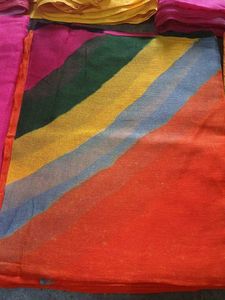 Vibrant Pink Ombre Saree/dupatta/odhni