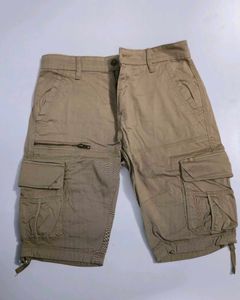 Khaki Cargo Shorts