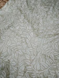 Grand Cream Saree with Green-Golden border