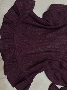 Elegant Burgundy Blouse