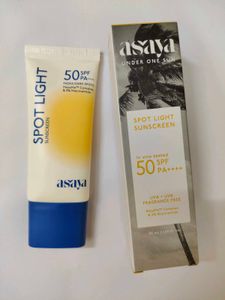 Asaya Spot Light Sunscreen SPF 50