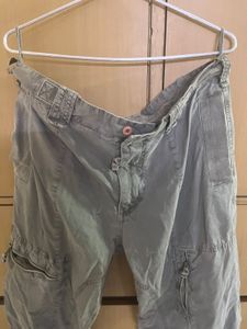 Oversize Cargo Grey Color Waist 44”