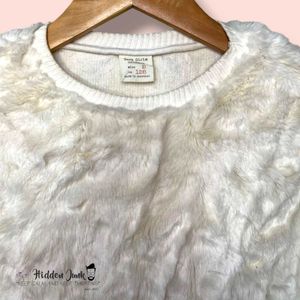 Fuzzy Cream Sweater