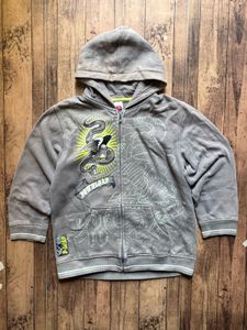Cool Graphic Zip-Up Hoodie