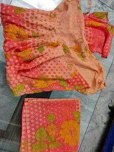 Vibrant Floral Print Salwar and Dupatta Set