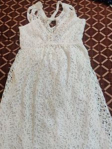 White Net Frock