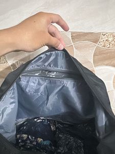 Large Black Travel Duffel Bag