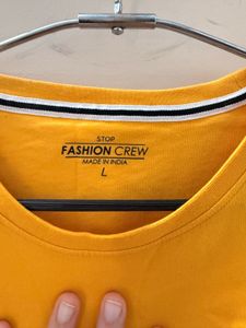 Yellow "Don't Quit" Graphic Tee