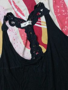 🎀Elegant Black Lace Back Maxi Dress🎀