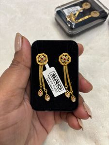 Elegant Gold Dangle Earrings