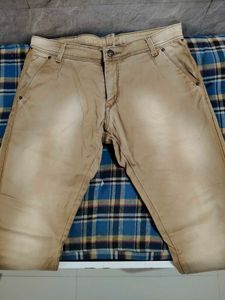 Men's Tan Jeans