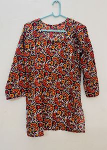 Boho Paisley Print Kurta