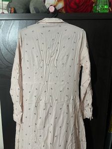 Cute Pink Shirt Dress -S