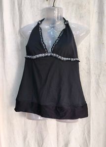 I. Stylish Halter Neck Bikini Top