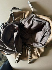 Chic Brown Textured Hobo Bag