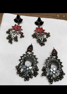 6 pairs of earrings