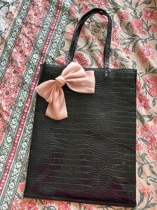 Zara Leather Bag 🖤