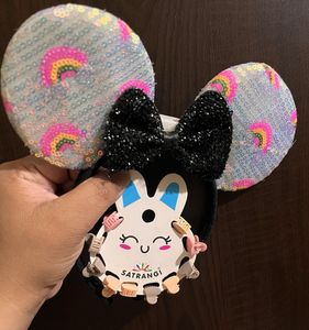 cute Rainbow Ears Headband Hair Clip