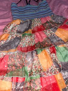 Patchwork Maxi Dress