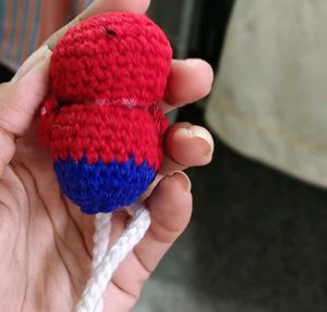 Crochet Spiderman Keychain