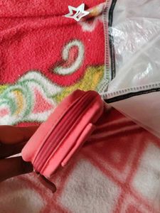 Pink Floral Crossbody Bag