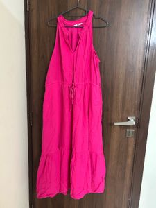 Bright Pink Sleeveless Dress