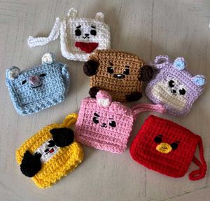 Handmade Crocheted Character Coin Purses