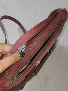 Chic Quilted Handbag with "PINK" Accent