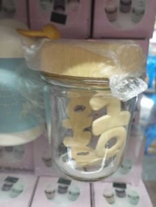 Korean Glass Water Bottle with Pink Lid