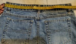 Blue Denim Mini Skirt