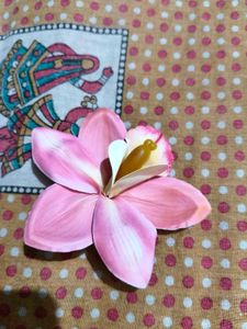 Beautiful Pink Orchid Hair Clip