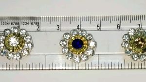 Patches Stone Jarkan Blue Ring Flower fancy 1